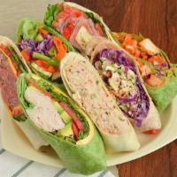 Any Tuna Salad On A Wrap · Your choice of Tuna Salad with lettuce and tomato