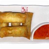 Vegetarian Fried Spring Roll 5Pc · Cabbage, carrot,  yam bean, vermicelli