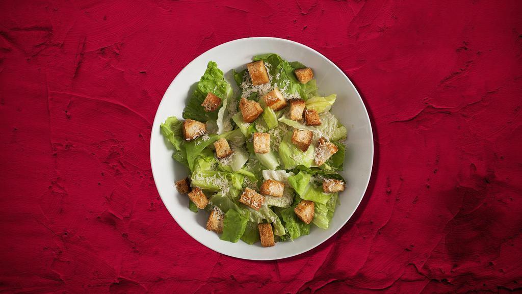 Classic Caesars · Classic Caesar Salad with Romaine lettuce tossed with Parmesan cheese, croutons, and homemade Caesar dressing