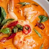 Shrimp Thai Curry · Spicy.