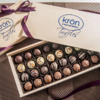 Chocolate Truffle Crate · A delicious chocolate gift, our kron chocolate truffle crates include a selection of 15 gour...