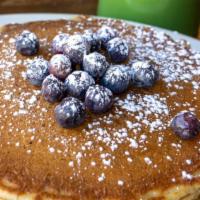Buttermilk Pancakes · Single, Short (2) or Full (3) stack of pancakes.
