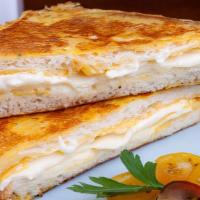 Egg Sandwich · Delicious Breakfast sandwich topped with 2 cooked eggs. Served on customer's choice of bread.