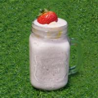 Strawberry Banana Smoothie · Lactose-free Whole Milk and Greek Yogurt. strawberry .banana