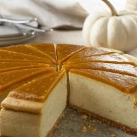 Pumpkin Cheese Cake (Slice) · A cookie crumb base with a pumpkin infused cheesecake, topped with pumpkin butter. 
*Seasonal