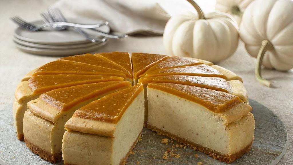 Pumpkin Cheese Cake (Slice) · A cookie crumb base with a pumpkin infused cheesecake, topped with pumpkin butter. 
*Seasonal