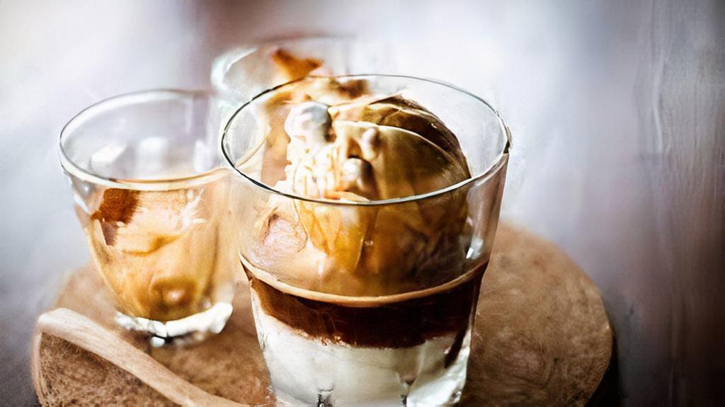 Affogato Ice Cream.(16Oz) · Affogato ice cream. Come with vanilla 
 ice cream, and a shot of  espresso.