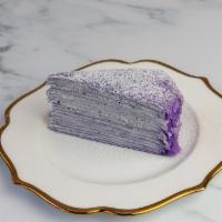 Purple Yam Mille Crêpes Cake · 