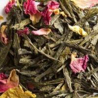 Thé Du Hammam Green Tea · Berries, rose, orange blossom, and green date pulp.
