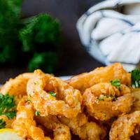 Fried Calamari · With Marinara Dipping Sauce.