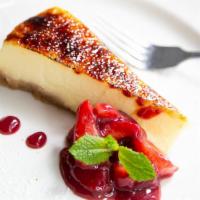 Ricotta Cheesecake	 · Ricotta Cheesecake, Fresh Strawberries