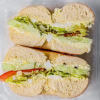 Cream Cheese Sandwich With Two Vegetable · 
