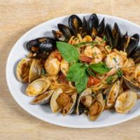 Linguine  Frutti Di Mare · Clams, Shrimp, Calamari, Mussels, Red or White