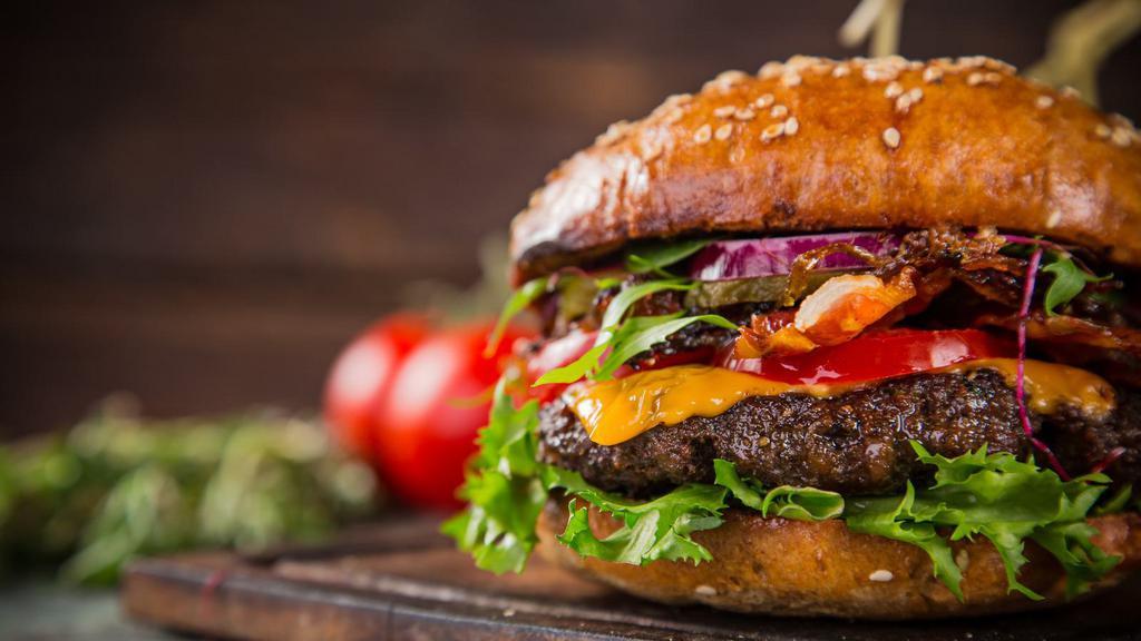 Beef Burger · Delicious Beef Burger freshly prepared and cooked to perfection.