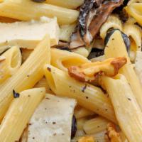 Pasta · Contains soy. Contains nuts. Whole wheat penne pasta, alfredo sauce, toasted quinoa mixed wi...