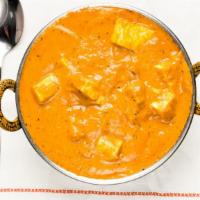 Shahi Paneer · Homemade cheese, cashew nuts, spices, and heavy cream.