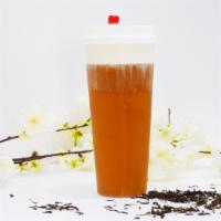 Osmanthus Oolong / 桂花乌龙 (Medium) · Fresh Brewed Osmanthus Oolong Tea