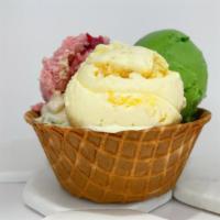 Waffle Bowl · Hand made ice cream