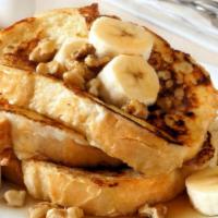 Banana French Toast (3 Pieces) · Fresh fluffy battered banana french toast. served in 3 pleces.