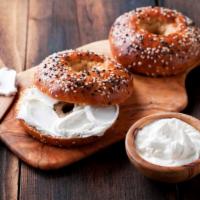 Bagel With Cream Cheese · Customers choice of bagel in cream cheese