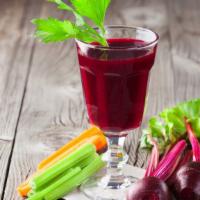 Veggie Juice · Carrot, beets, celery, and ginger.