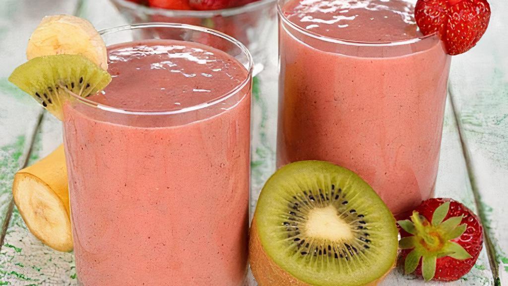 Kiwi Strawberry · Kiwis, strawberries, local banana, organic apple juice & honey