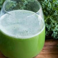 Green Juice · Kale, Celery, Pineapple, Apple