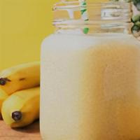 Pina Colada Smoothie · Coconut milk, pineapple, honey, vegan soy cream