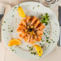 Grilled Shrimp For 1 · Grilled Jumbo Shrimp in Cognac and Lemon sauce