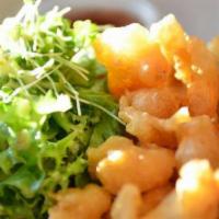 Popcorn Shrimp Salad · 