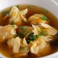 Chinatown Wonton · With noodles.