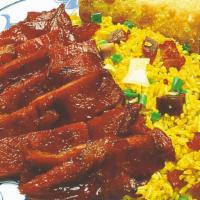 Boneless Spare Ribs Combination · Served with choice of rice and side.