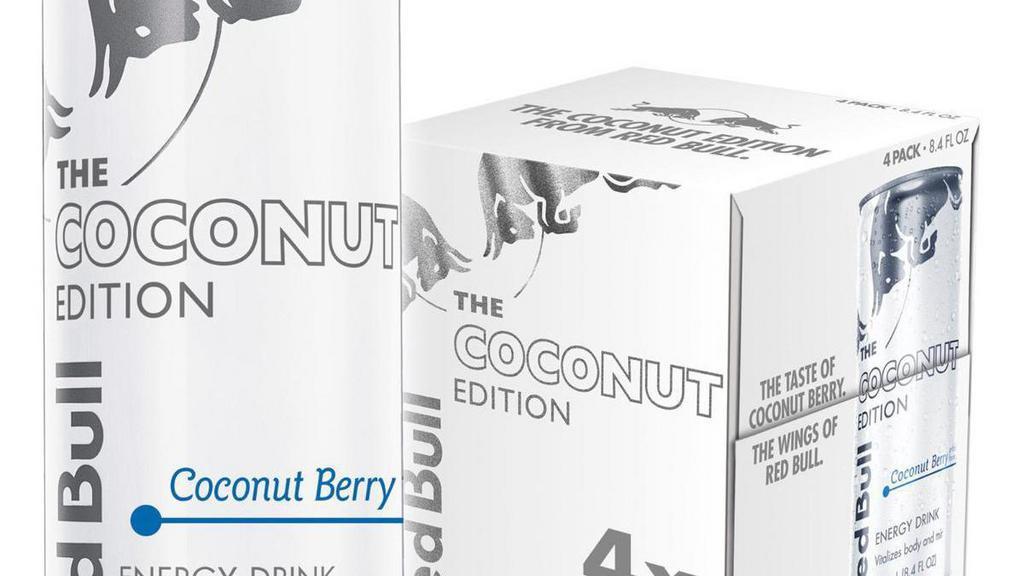 Red Bull Coconut Edition · The Red Bull Coconut Edition. With the taste of exotic coconut and fruity blueberry.