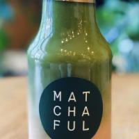 Bottled Soothing Strawberry (Brain Power) · [10 oz.] Served with your choice of plant-based milk. 

INGREDIENTS: Matcha, Organic Strawbe...