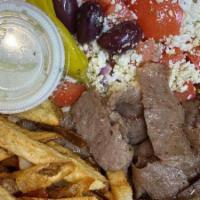 Gyro Meat With French Fries · 