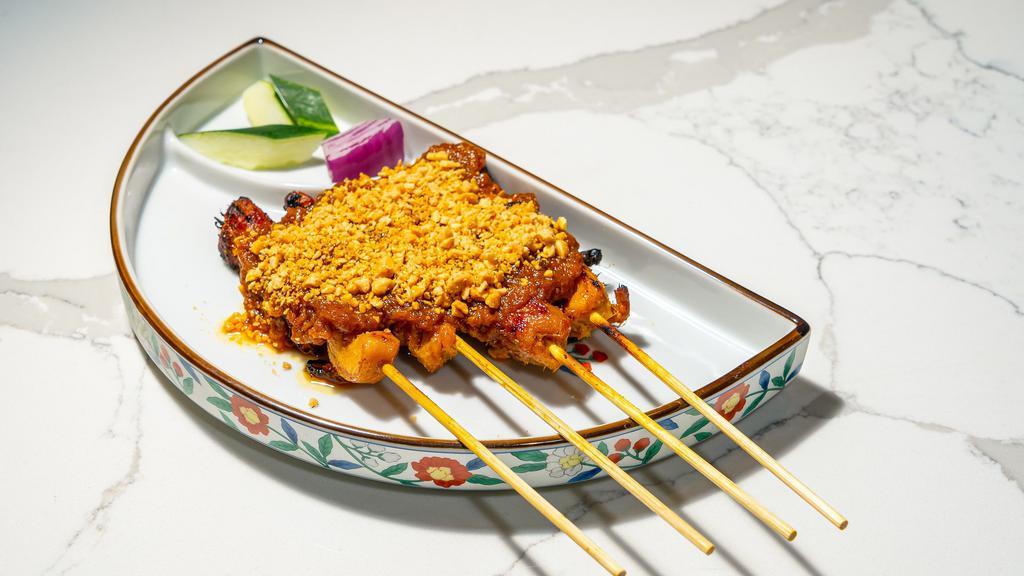 Chicken Satay · Chicken spiced on skewers (4pcs) with peanut
sauce