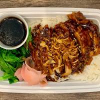 Asian Duck · Crispy duck(Quarter) with an Chef's Secret Hoisin Sauce. Served over the jasmine rice with a...
