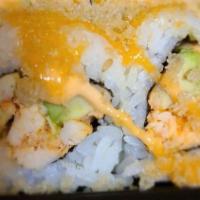 Spicy Chicken Roll · Cooked chicken,  avocado, spicy sauce.