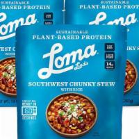6 Pk Loma Linda Blue Southwest Chunky Stew (10 Oz) · Satisfying on its own or with a side of cornbread, this hearty Gluten Free, Vegan Stew bring...