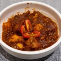 Aloo Gobi Masala · Vegan. Stir-fried potato and cauliflower with ginger & garlic.