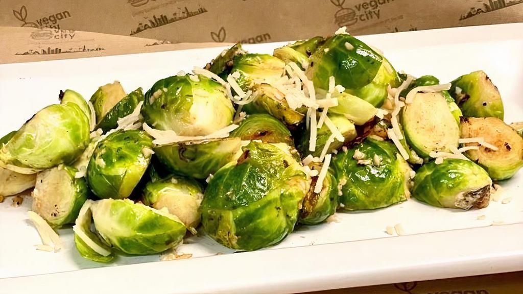 Garlic Brussels Sprouts · 
