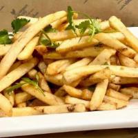 Garlic Truffle Fries · Fried Garlic | Truffle Zest