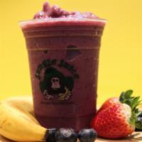 Amazon · Raspberries, strawberries, blackberries, blueberries, banana, raspberry sherbet, non-fat yog...