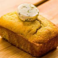 Corn Bread · mini loaf served with scallion butter