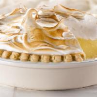 Lemon Meringue Pie · Tangy lemon filling, light and fluffy. (500 cal/slice). Serves six or more! .