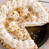 Banana Cream Pie · Loaded with hand-sliced bananas and topped with real whipped cream and chopped walnuts.. (70...
