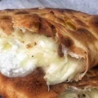 Cheese Calzones · Ricotta and Mozzarella