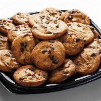 Chocolate Chip Cookie Tray · Fresh baked, made to order David's Chocolate Chip Cookies. Dozen cookies to a tray.