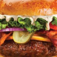 It'S So Gouda Burger · ** Gluten Free Option Available **. Smoked Gouda, applewood smoked bacon, horseradish aioli,...