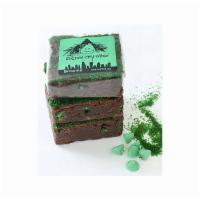 Emerald City Witch Brownie · This wicked witch comes with a sprinkle of magic mint. 3.5oz. each.